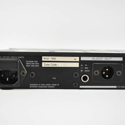 Behringer Denoiser Audio Interactive Noise Reduction System SNR 2000 image 6