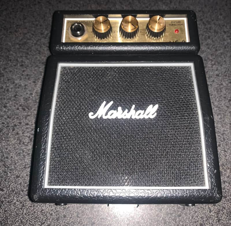 Marshall Micro Stack MS-2 1-Watt 1x2" Battery-Powered Guitar Combo 2012 - Present - Black image 1