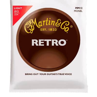 MM12 RETRO Monel Light 12/54 Martin Strings image 1