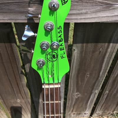 FleaBass Flea Bass  Junior Punk Rock Green image 2