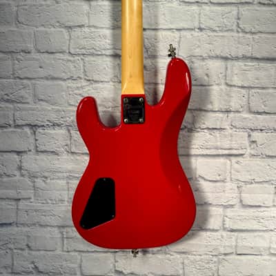 Charvel 2B Vintage Bass w/Case - Red (used) image 4