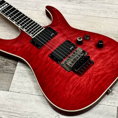 ESP Horizon FR-II Trans-Red Quilted Maple Top image 2