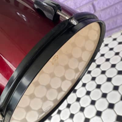 Pearl Export 8x12” Tom- 2000s - Red wine image 9