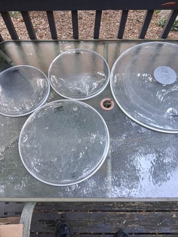 Sonor Extended Play Medium Drumheads 1997 - Clear image 1
