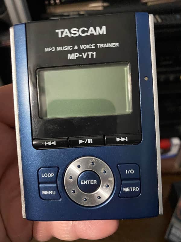 TASCAM MP-VT1  Music & Voice Trainer 2000 Blue/Silver image 1