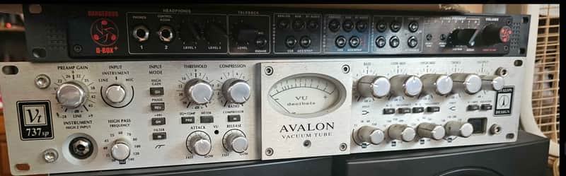 Avalon VT-737sp Tube Channel Strip 2010s - Silver Bild 1