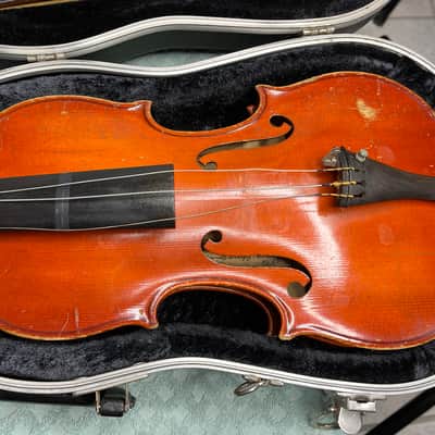 Vintage Violin Handmade By Otto Jos. Klier 1989 Label No. 10097 W/Case ~ Nice! image 2