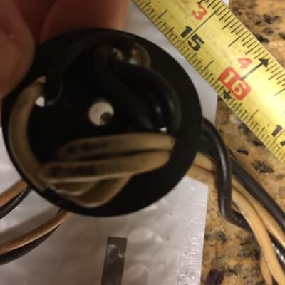 Fender 1950s  black & white Fender Speaker Cord/Cable assembly For Amp(connects to Speakers) image 4