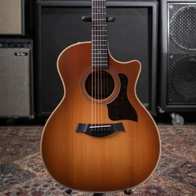 Taylor 414ce Studio Special Edition Grand Auditorium Acoustic/Electric Guitar - Honeyburst with Gig Bag image 3