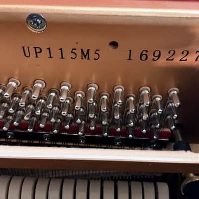 Pearl River UP115M5 Upright Piano 2014 - Ebony image 6