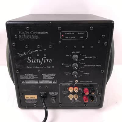 Bob Carver Sunfire True Subwoofer MKII MK II MK 2 image 6