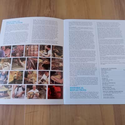 Vintage 1986 CF Martin Instruments Full-Color Guitar Catalog! Rare, Original Case Candy, Paperwork! image 2