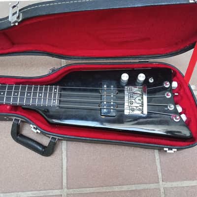 1985 Hondo Alien Headless Bass with original Hardcase retro vintage made in Japan image 2