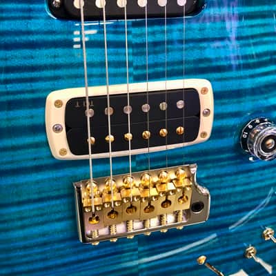 2025 PRS Modern Eagle V 10 Top Electric, Carrol Blue with Hardshell Case image 11