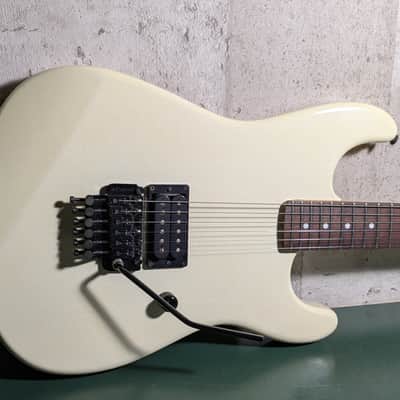 Alpha Matsumoku Japan Kramer Charvel style super strat 80's White image 4