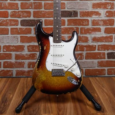 Fender Custom Shop SR25 Custom Deluxe Stratocaster Heavy Relic 3-Tone Sunburst Sparkle 2026 w/OHSC image 4