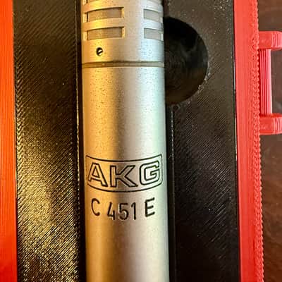 AKG C451 E Vintage SDC Microphone With CK1 Cardioid Capsule and Custom Box image 3