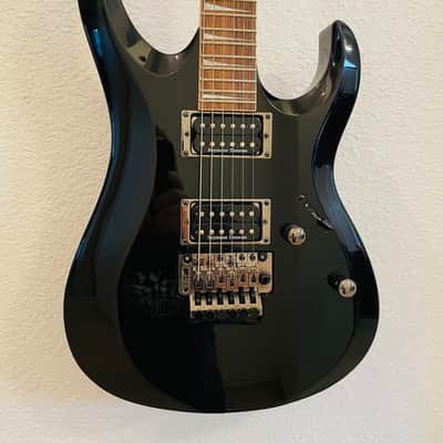 Cort X Custom Double Cut Seymour Duncan Pickups Lic. Floyd Rose 2013 Black Metallic image 2