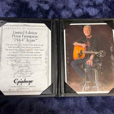 Epiphone Ltd Edition Peter Frampton 1964 FT-79 Texan Faded Vintage Burst 2018 image 15