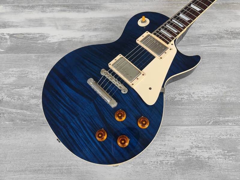 2014 Tokai Japan LS-115F Love Rock Les Paul Standard (Indigo Blue
