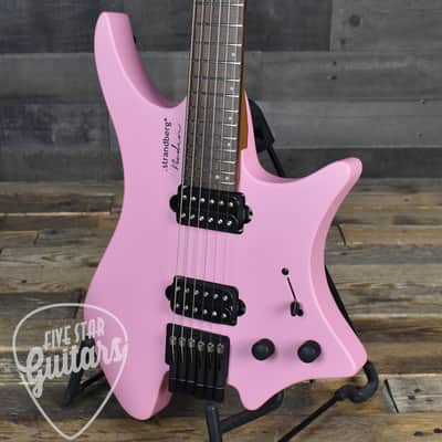 Strandberg Boden Essential 6 - Coral Pink with Gig Bag image 11