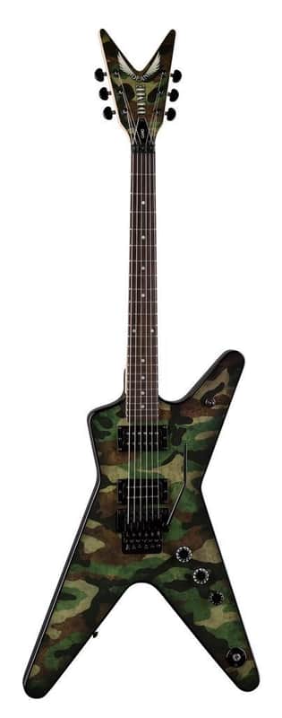 Dean DimeBag Camo ML Electric Guitar, DB CAMO F, Case Bundle | Reverb