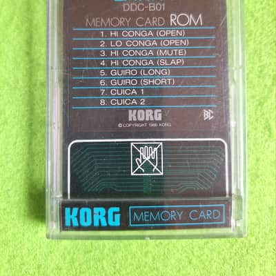 Korg DDC-B01 Latin 1 Card for DDD-1 DDD-5 image 3