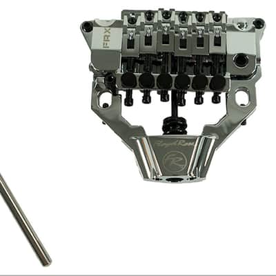 NEW! Floyd Rose FRTX01000 Chrome W/ Free EZ Mount Install Video - Fits Les Paul SG & Most Stop Tail Guitars (No Routing) FRX image 3