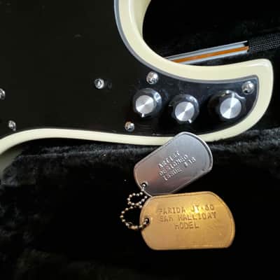 Farida JT-60 2DCC #18/25 MINT Offset Guitar Sam Halliday Two Door Cinema Club Jaguar Jazzmaster Mosrite style w/ case image 8
