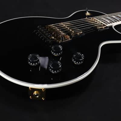 Gibson Custom Shop Les Paul Axcess Custom w/ Ebony Fingerboard Floyd Rose Gloss Ebony - LPXC7EBGF1E 362 image 2