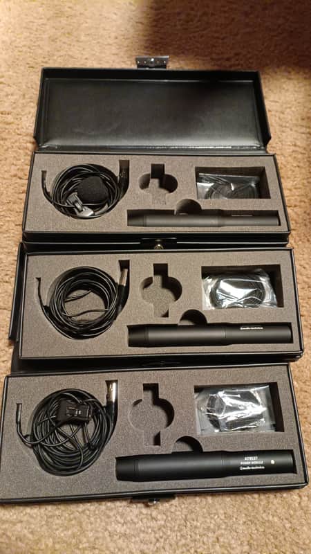 Audio-Technica AT899 Subminiature Omnidirectional Condenser Lavalier Microphones - Lot of 3 image 1