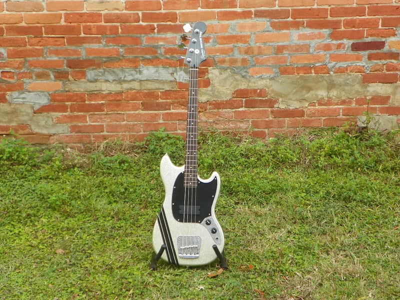 Fender Squier Mikey Way Signature Mustang Electric Bass Guitar MFG Refurbished image 1