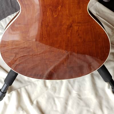 Heritage Prospect Blues Dlx - Ed Roman edition 2003 - Burnt Amber, Left-handed image 2