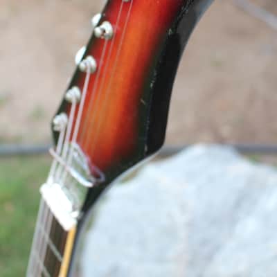 RARE Vintage 1964 Teisco Del Rey VN-2 Baritone Electric Guitar MIJ made in Japan All Original! image 7