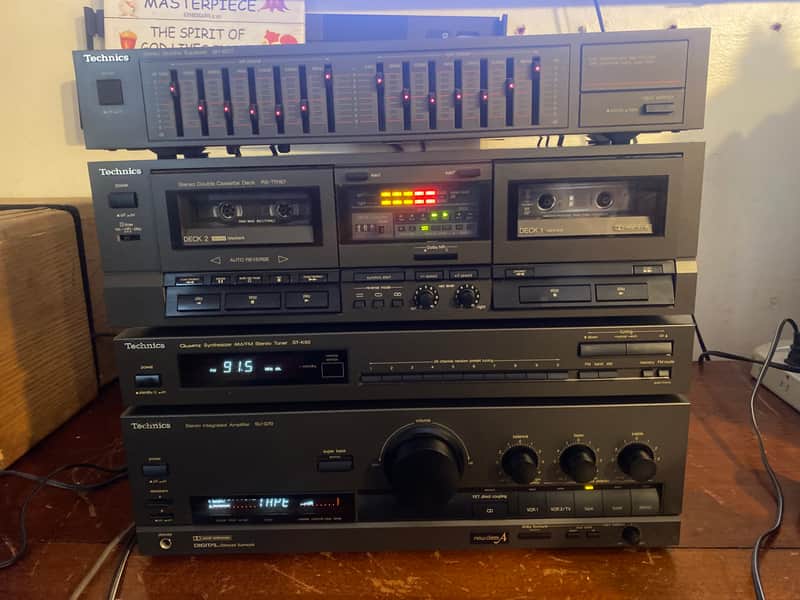 Technics SU G-70 Stereo Integrated Amplifier 1990- Earplugs LOUD image 1