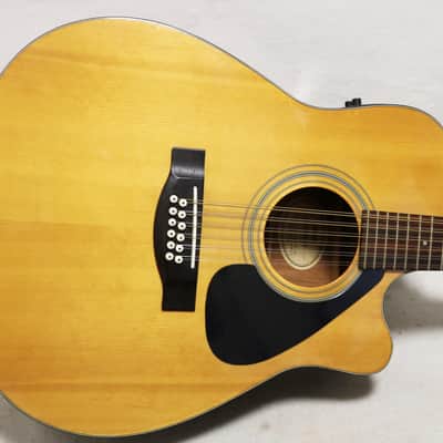 1996 Yamaha FG-411CE-12 String Acoustic Electric Guitar Cutaway