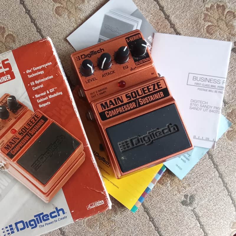 DigiTech Main Squeeze Compressor Sustainer Pedal | Reverb Canada