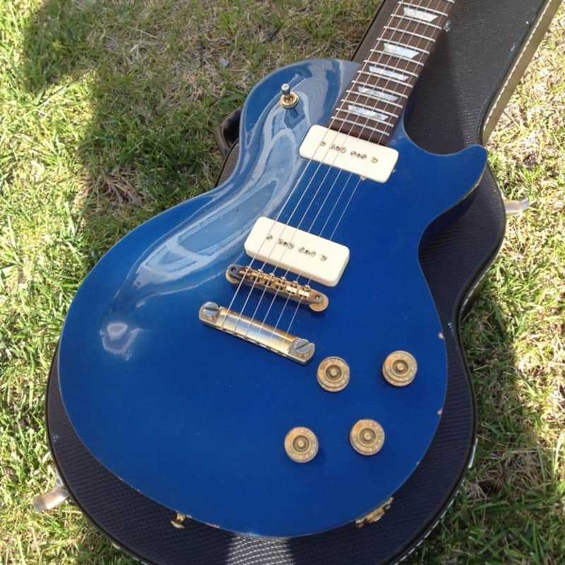 SALE! 1996 Gibson Les Paul GEM Series Sapphire  "1956 Mods" Lindy Fralin P-90s Bumble Bee Caps WOW! image 1