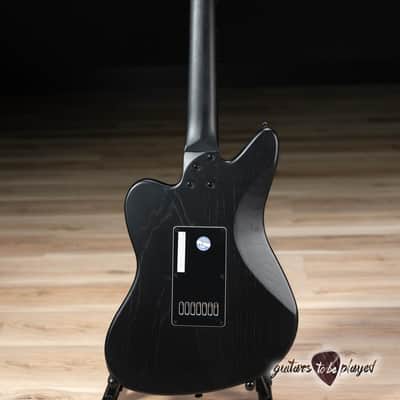 ESP LTD AW-XJ7B Baritone EverTune 7-String w/ Case – Black Open Grain Satin image 6