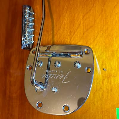 Fender Jazzmaster Jaguar trem assembly with bridge and bar 00’s - Chrome image 2