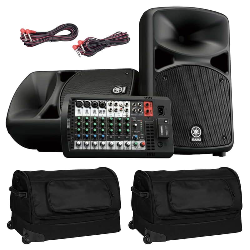 Yamaha Stagepas 600BT Portable PA System with Bluetooth 2017 - Present - Black image 1