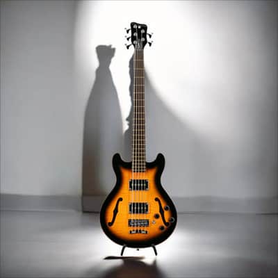 Warwick RockBass Star Bass, 5-String - Vintage Sunburst Transparent High Polish image 1
