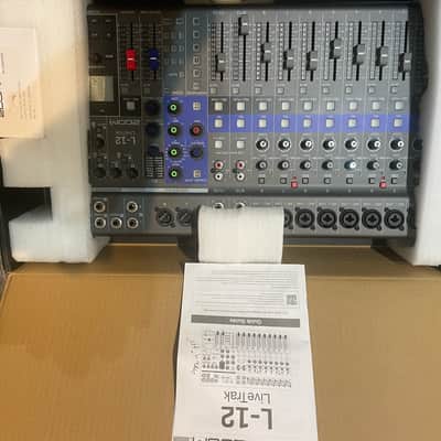 Zoom LiveTrak L-12 Digital Mixer / Recorder 2010s - Grey / Blue Bild 4