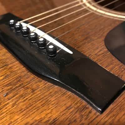 Vintage 1980s Sigma DM-3M Acoustic Dreadnought with Hardshell Case image 14