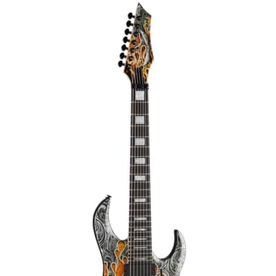 Dean MAB7 Michael Angelo Batio Signature 7-String with ChromaCast MAB Signature Accessories, Warrior image 3