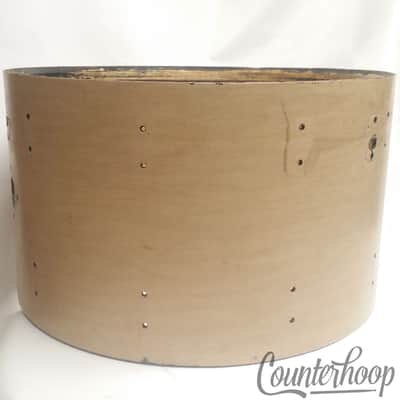 Ludwig 24x14" Bass Drum Shell 70s Vintage Project African Mahogany/Maple Set USA image 2