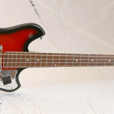Rare Vintage Howard/Teisco Full Scale Bass 1965 Red Burst image 2