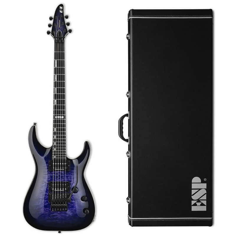 ESP E-II Horizon QM FR Reindeer Blue RDB Electric Guitar + Hard Case B-Stock E2 EII E 2 E II image 1