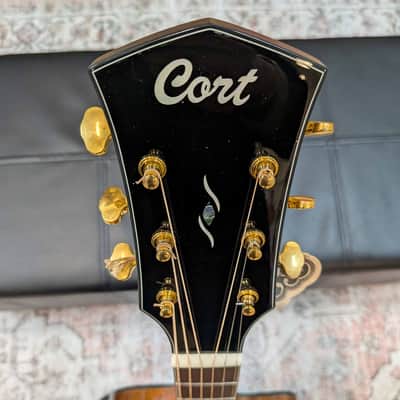Cort Gold DC-6 Acoustic Electric Guitar - Natural Gloss image 8