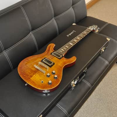 Luman Double Cutaway Vintage Amber image 2